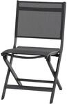 Siena Garden Klappstuhl Tesoro Alu 68 cm x 51 cm x 86 cm Anthrazit Matt
