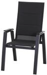 Siena Garden Stapelsessel Milano 59,5 cm x 69 cm x 105 cm Matt-Anthrazit