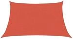 vidaXL Sonnensegel 160 g/m&sup2; Terrakottarot 3/4x2 m HDPE 311378
