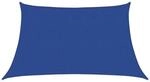 vidaXL Sonnensegel 160 g/m&sup2; Blau 3/4x2 m HDPE 311543