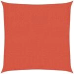 vidaXL Sonnensegel 160 g/m&sup2; Terrakottarot 2x2 m HDPE 311327