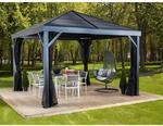 Sojag Aluminium Pavillon South Beach 12 x 12 Anthrazit 363 cm x 363 cm x 310 cm