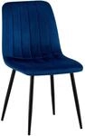 CLP Stuhl Dijon blau/Samt