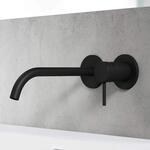 Hansa Waschtisch-Wandarmatur 22,5 cm HANSAPUBLIC in Schwarz-Matt