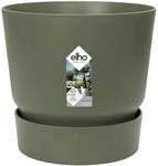 Elho Blumentopf Greenville Rund 14 cm Laubgr&uuml;n