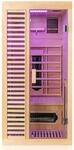 Dewello Infrarotkabine Sauna Hamlin 90cm x 90cm 1 Person Keramik & Karbonstrahler