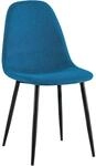 CLP Esszimmerstuhl Napier blau/Stoff