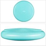 Relaxdays Balancekissen Kunststoff Gr&uuml;n mit Luftpumpe 33 cm 1 kg