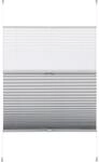 Gardinia Easy Fix Plissee Tag und Nacht Wei&szlig; 60 cm x 130 cm