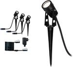 Paulmann Plug & Shine Basis-Set Spotleuchte IP65 3,5W Warmwei&szlig; mit Kabel, Trafo