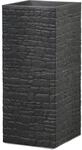 Scheurich Pflanzgef&auml;&szlig; Muretto High 26 x 26 cm x 60 cm in Stony Black