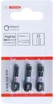 Bosch T20/T25/T30-Schrauberbits Impact Control 3-teilig
