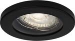 Brilo LED-Einbauleuchte Kowali 3er-Set Matt-Schwarz IP 65