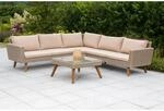 Garten Eckbank-Gruppe Pamplona 2-tlg. Natur