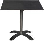 Acamp Klapptisch Quadratisch HPL Anthrazit-Cemento 80 cm x 80 cm
