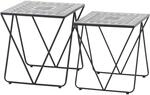 Siena Garden Gartentisch Como Quadratisch Grau 51 cm x 51 cm