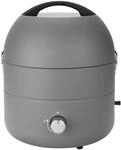 Taino Grill-to-Go Portabler Gasgrill Campinggrill F&uuml;r Unterwegs Grau