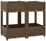 vidaXL Hochbeet 80x40x71 cm Polypropylen 316520