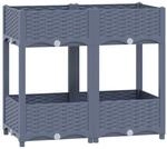 vidaXL Hochbeet 80x40x71 cm Polypropylen 310406