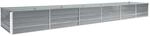 vidaXL Garten-Hochbeet Verzinkter Stahl 480x80x45 cm Grau 47064
