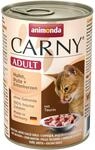 Carny Katzen-Nassfutter Adult Huhn und Pute-/Entenherzen 400 g