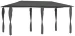 vidaXL Pavillon mit Pfostenverkleidung 2,98x5,3x2,59 m Grau 160 g/m&sup2; 313619