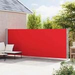 vidaXL Seitenmarkise Ausziehbar 180x600 cm Rot 317967