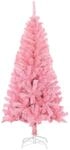 vidaXL K&uuml;nstlicher Weihnachtsbaum mit St&auml;nder Rosa 150 cm PVC