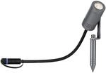 Paulmann LED-Gartenstrahler Plug & Shine Radix IP65 3000 K 6 W Grau
