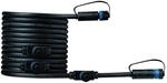 Paulmann Verbindungskabel 5 m Plug & Shine mit 4 Ausg&auml;nge IP68 Schwarz