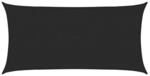 vidaXL Sonnensegel 160 g/m&sup2; Schwarz 2x3,5 m HDPE 311723