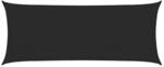 vidaXL Sonnensegel 160 g/m&sup2; Schwarz 2x4,5 m HDPE 311725