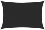 vidaXL Sonnensegel 160 g/m&sup2; Schwarz 3x4,5 m HDPE 311733