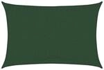 vidaXL Sonnensegel 160 g/m&sup2; Dunkelgr&uuml;n 3,5x4,5 m HDPE 311461