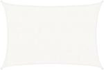 vidaXL Sonnensegel 160 g/m&sup2; Wei&szlig; 2,5x4 m HDPE 311234