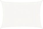 vidaXL Sonnensegel 160 g/m&sup2; Wei&szlig; 3x4,5 m HDPE 311238