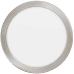 Eglo LED-Einbauspot Fueva-Z CCT &Oslash; 21,6 cm Nickelfarben Matt