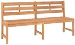 vidaXL Gartenbank 180 cm Massivholz Teak