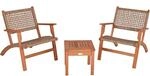 Garden Pleasure Sitzgruppe Sonora 140 cm x 75 cm x 140 cm Teak FSC&reg;