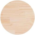 vidaXL Tischplatte &Oslash;70x2,5 cm Massivholz Kiefer 813648