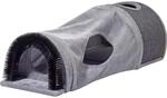 Dobar Faltbare Katzenh&ouml;hle und Spielball 87 cm x 37,5 cm x 27 cm Grau