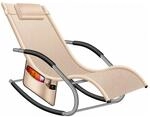KESSER Sonnenliege Klappbar Ergonomisch Belastbarkeit 150 kg Beige