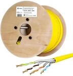 hb-digital Netzwerkkabel CAT 7a Verlegekabel max. 1200 MHz S/FTP AWG23 LSZH...