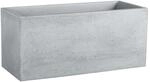 Scheurich Pflanzgef&auml;&szlig; C-Cube 26,5 cm x 25 cm x 58,5 cm Stony Grey 21,