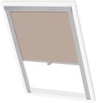 vidaXL Verdunkelungsrollo Beige SK08