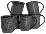 Leonardo Matera Kaffeebecher 430 ml 6er Set Anthrazit