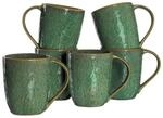 Leonardo Matera Kaffeebecher 430 ml 6er Set Gr&uuml;n