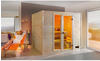 Weka Sauna Valida Plus Sparset, Ofen, integrierte Steuerung, Glastür