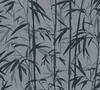 Bricoflor Bambus Tapete Chinesisch Bambusblätter Vliestapete in Grau Schwarz...