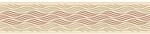 A.S. Cr&eacute;ation Borte selbstklebend Wellenmuster 5 m x 13 cm Beige-Braun